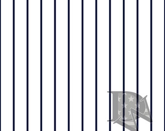 Dark Navy And White Pinstripe Pattern Seamless File or Digital Paper JPG PNG 12x12 (standard and inverted colorway included)