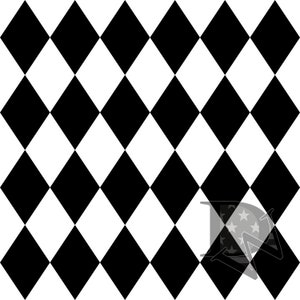 Schwarz-Weiß Diamant Argyle Muster Nahtlose Datei oder digitales Papier 12x12 JPG