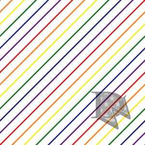 Rainbow Diagonal Pinstripe Pattern on White Seamless File or Digital Paper JPG 12x12
