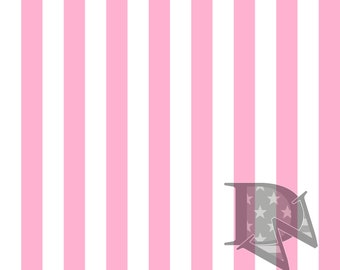 Pink And White Stripe Pattern Seamless File or Digital Paper JPG 12x12 (horizontal and vertical)