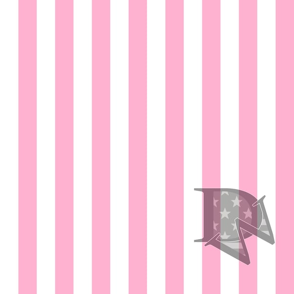 Pink And White Stripe Pattern Seamless File or Digital Paper JPG 12x12 (horizontal and vertical)