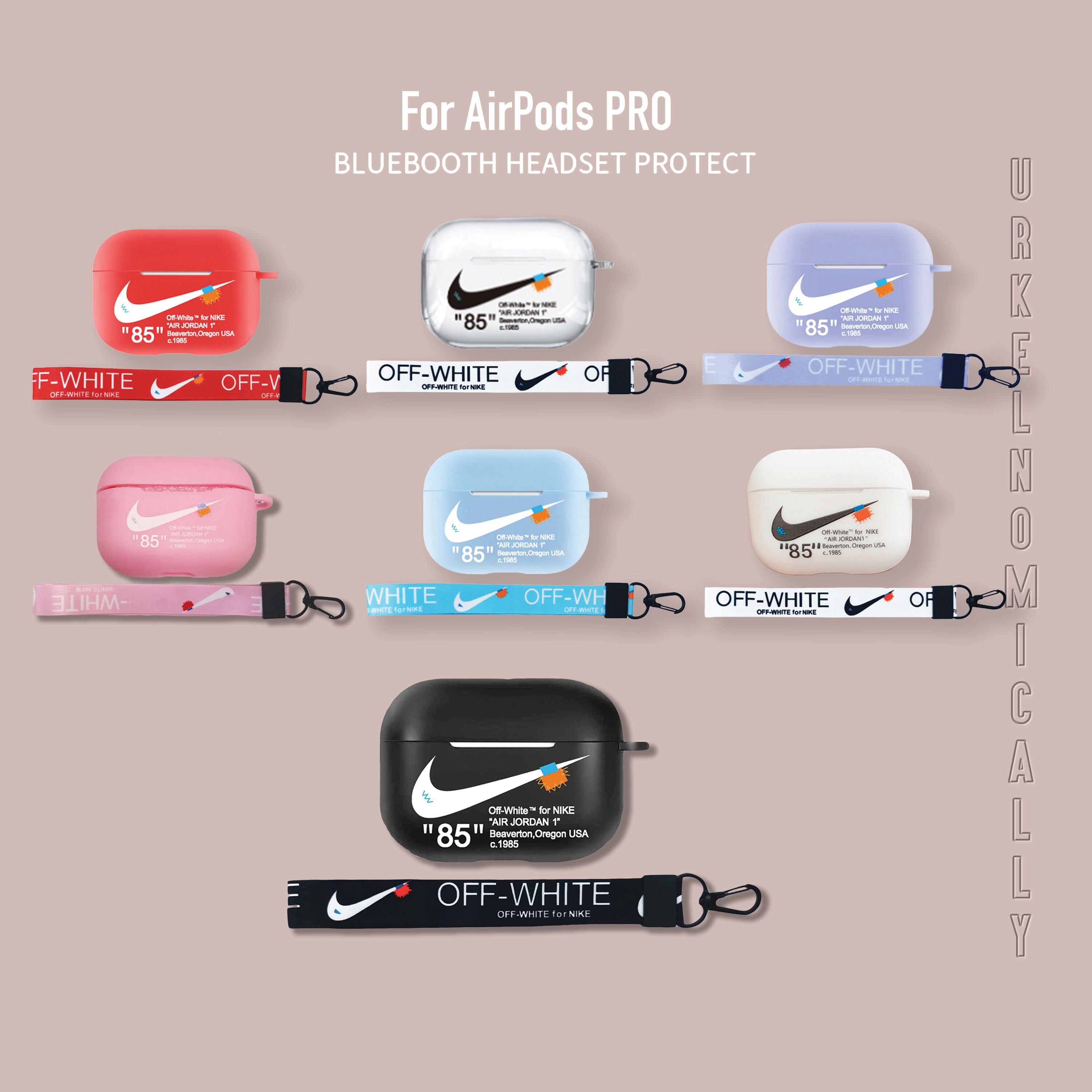 Nike Off-White Inspired AirPods Pro Case | AirPods Pro | Keychain Lan…