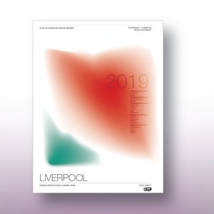 2019 Liverpool Champions League Winners Poster 18 x 24in