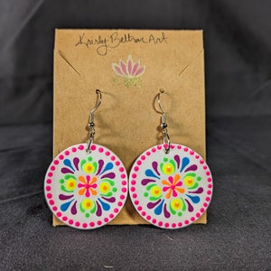 Handmade Neon Earrings