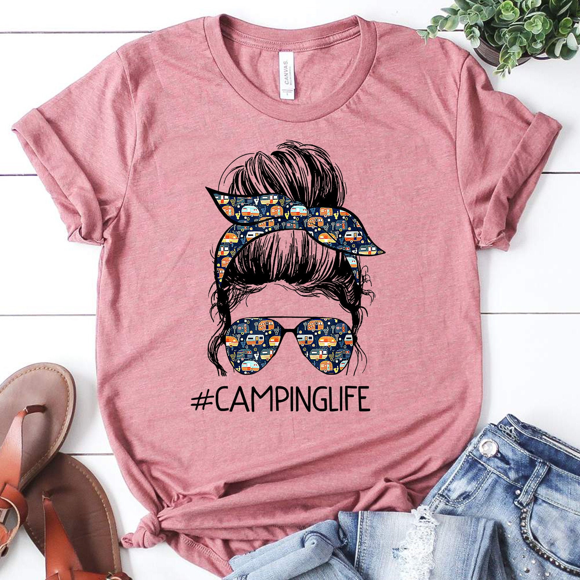 etsy camping shirts