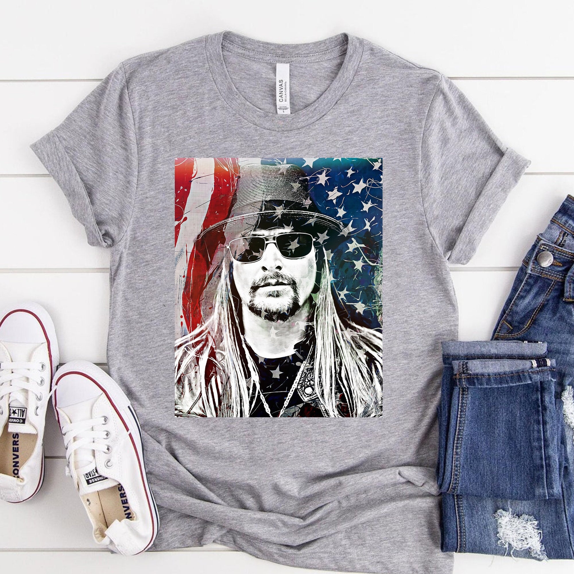 American Kid Rock Shirt Gift for Kid Rock Fans Rock Legend Etsy