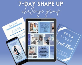7-Day Shape Up Challenge Group / Wellness Coach / Challenge Group Posting Guide / Fitness Guide / September Challenge Group