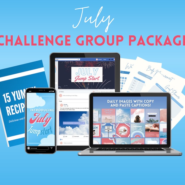July Challenge Group Package / Challenge Group Posting Guide / July Jump-Start