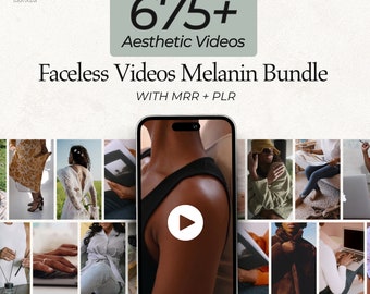 Oltre 675 video senza volto con melanina Post MRR PLR Modelli di storie Instagram senza volto Instasecrets Social Media Reels Libreria di contenuti Video stock