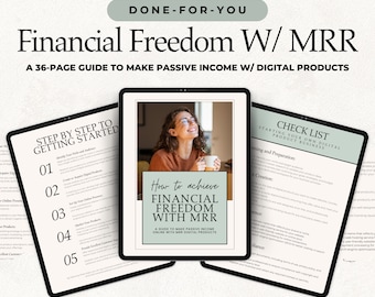 Financial Freedom W/ Master Resell Rights (MRR) Passive Income Making Money with PLR Digital Products Done For You