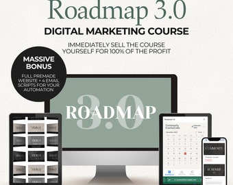 Roadmap 3.0 Master Resell Rights (MRR), Digital Marketing & Passive Income Training, Roadmap to Riches Course,
