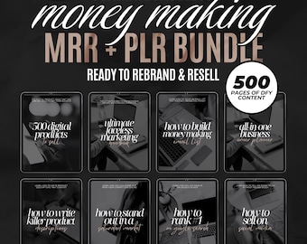 Ultimate Faceless Money Making MRR PLR Bundle Faceless Digital Marketer MRR Guide Faceless Starter Kit Master Resell Rights Education