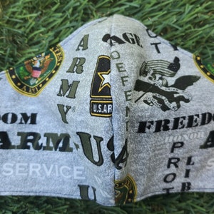 Army face mask, Hero face mask, courage face mask freedom face mask