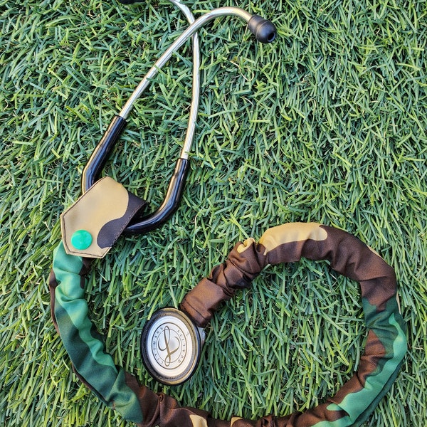 Camo stethoscope cover camo stethoscope scrunchie