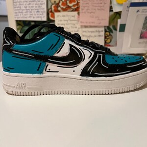 Custom Air Force 1's Cartoon