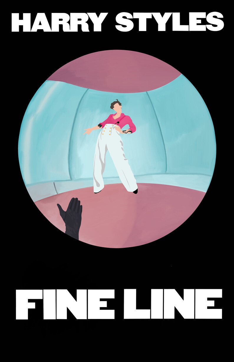 Harry Styles Fine Line Poster Etsy