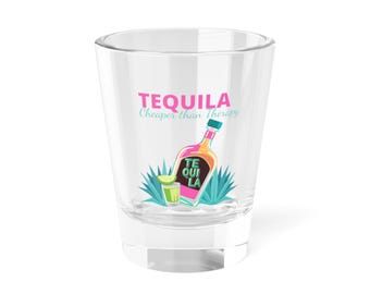 Tequila Shot Glass, Colorful Party Barware, Tequila Lover Gift