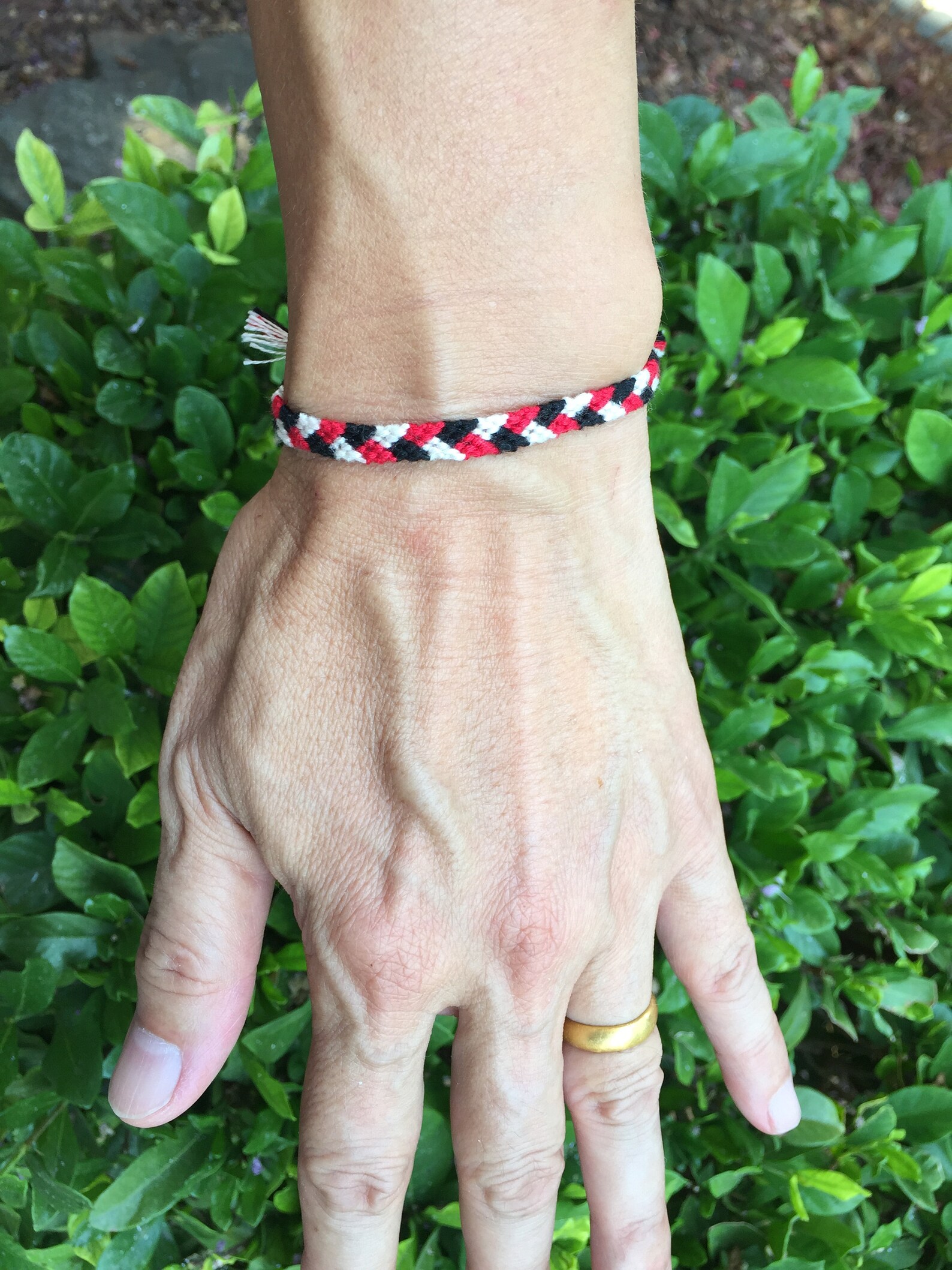 CUSTOM Braided Stitch Bracelet Etsy