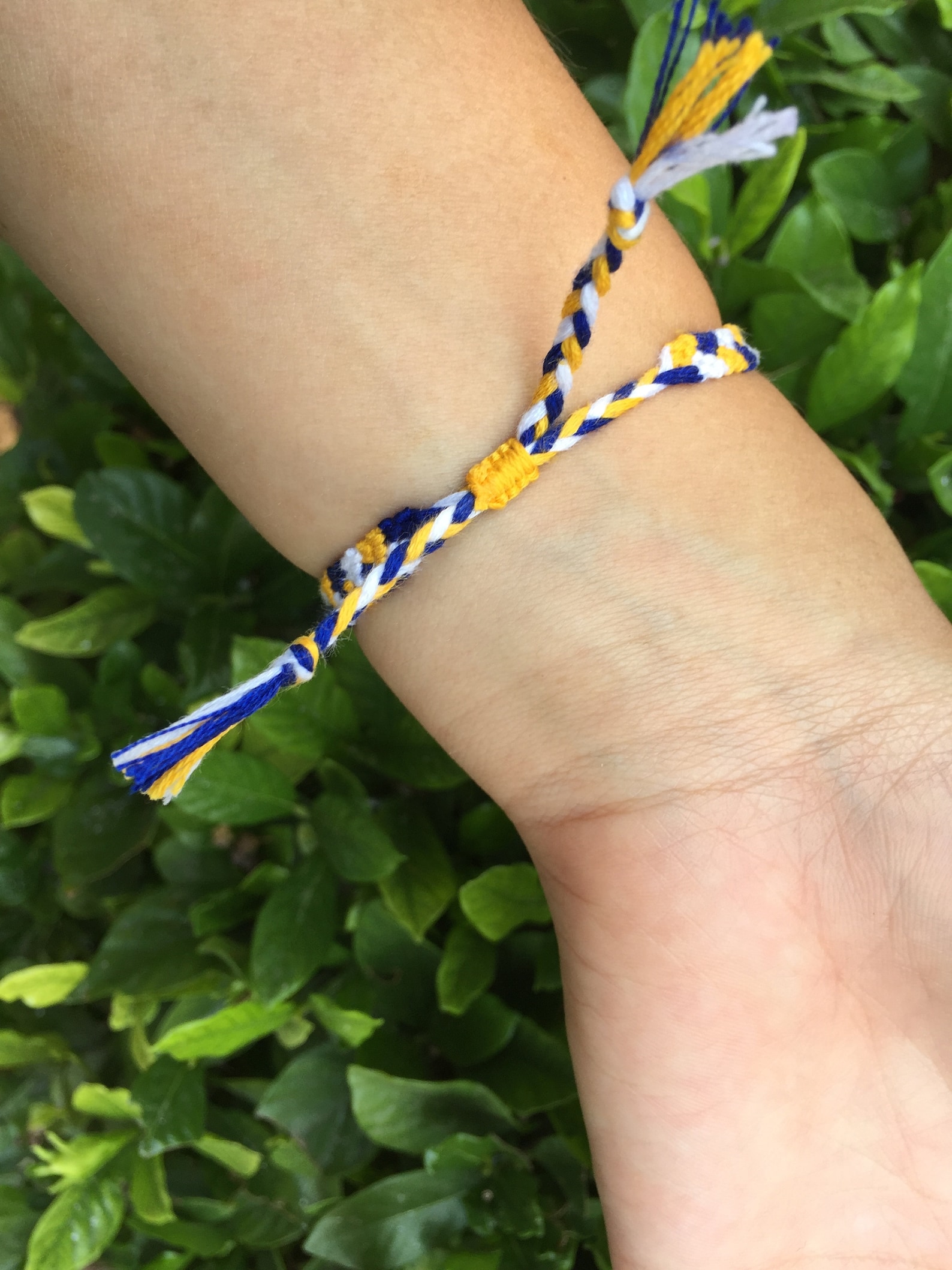 CUSTOM Braided Stitch Bracelet Etsy