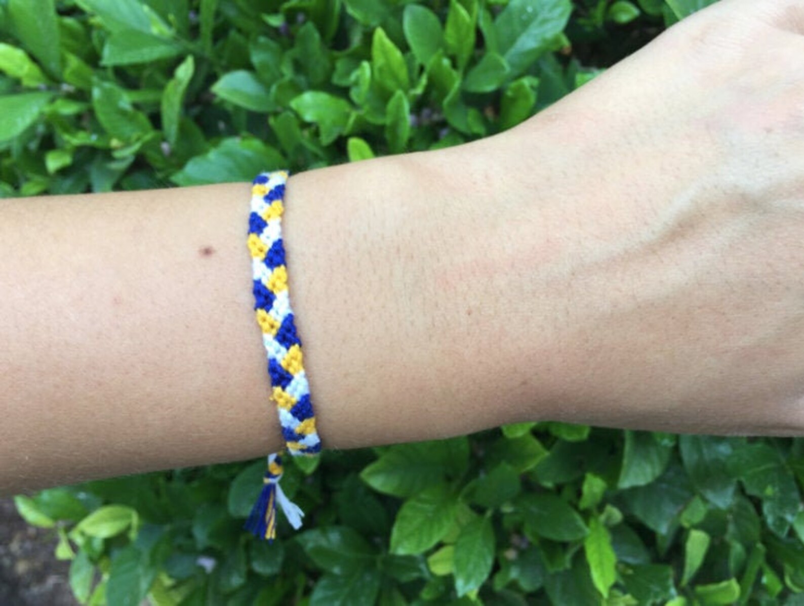 CUSTOM Braided Stitch Bracelet Etsy