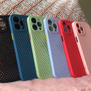 Voor iPhone 12 Pro Max Thin Soft Case Ademende warmteafvoer cover