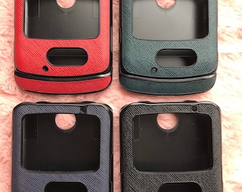 Phone Case for Motorola Razr 5G 2020 GENUINE LEATHER UK
