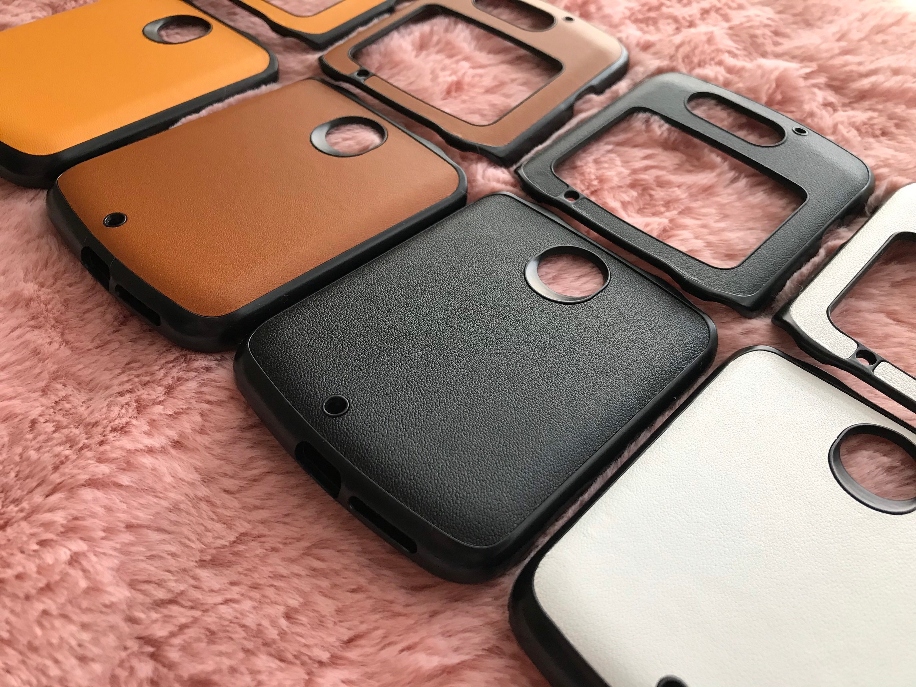 Case for Motorola Razr Plus 2023 (Razr+ 2023) with Cover Screen Protector,  Genuine Leather Phone Case for Moto Razr+ 2023 - Brown 