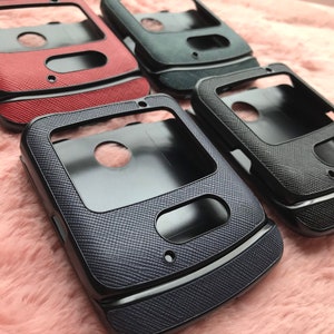 Phone case for Motorola razr 5G 2020 GENUINE LEATHER