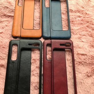 Custodia per telefono in stile retrò per Samsung Galaxy W20 5G/4G piegatura in pelle PU