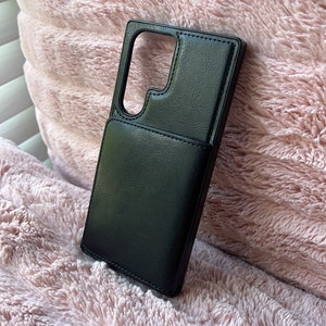For samsung galaxy S23, S23 plus, S23 ultra kickstand phone case faux leather wallet