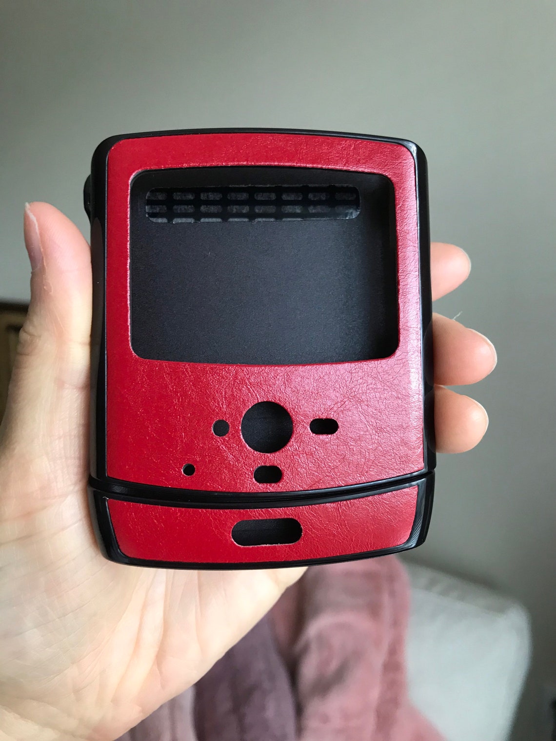 For Motorola RAZR 2019 Phone Case SHINY PU Leather Etsy