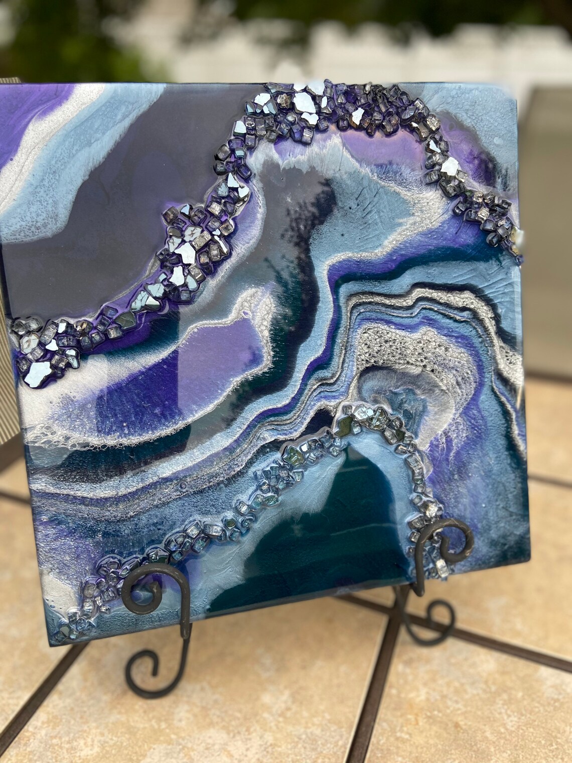 12 Resin Wall Art Textured Abstract Art Epoxy Resin | Etsy