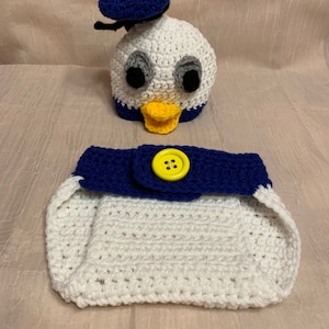 Donald Duck  Baby Outfit - Photo Prop - 0-3 Months! Baby Photoshoot