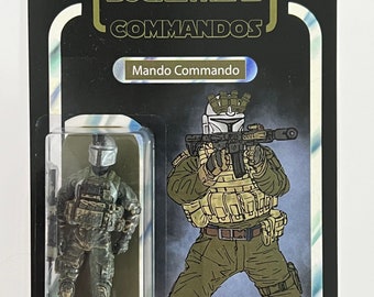 Buckethead Commandos - Mando Commando 3.75 action figure personalizzata