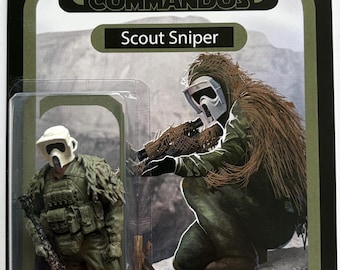 Buckethead Commandos - Scout Sniper 3.75” custom figure