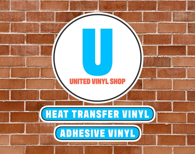 Brick Wall HTV or Adhesive Vinyl Sheet 12x15 Inches Heat Transfer Vinyl ...