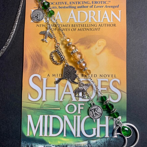 Shades of Midnight - Midnight Breed - Book Bling - Kade & Alex - Lara Adrian Inspired Bookmark