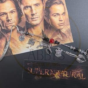 Supernatural Inspired Bookmark - Book Bling - Sam & Dean Winchester