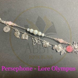 Persephone - Goddess of the Spring - Character Bookmarks - Book Bling - Greek Mythology Inspired