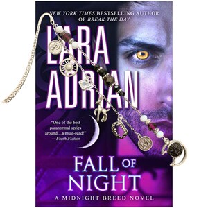 Fall of Night - Micah & Phaedra - Midnight Breed - Lara Adrian Inspired Bookmark - Book Bling