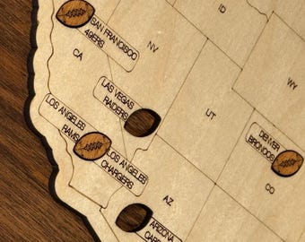 Replacement Footballs: Stadium Map Tracker (30 Count)
