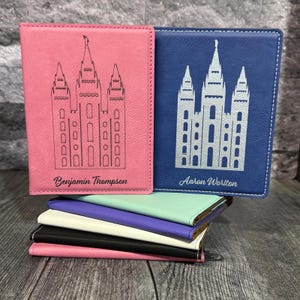 Personalized LDS Temple Recommend Holder Laser Engraved LDS Mormon, Latter Day Saints, Church of Jesus Christ