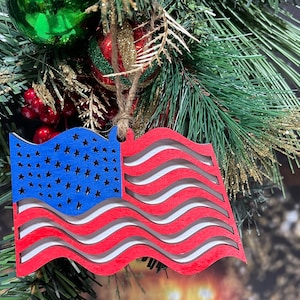 USA Flag Ornament