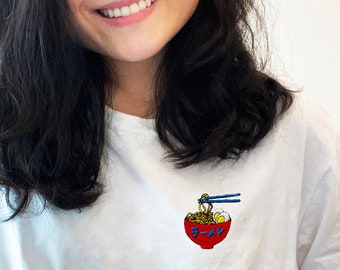 Ramen Embroidered Graphic Tee