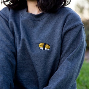 Tamago Egg Sushi Embroidered Sweatshirt