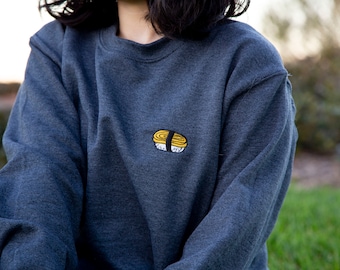 Tamago Egg Sushi Embroidered Sweatshirt