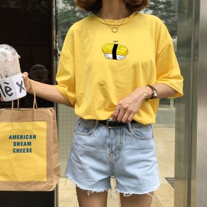 Tamago Egg Sushi Yellow Graphic Tee
