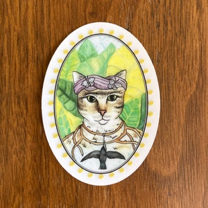 Frida Catlo Clear Stickers