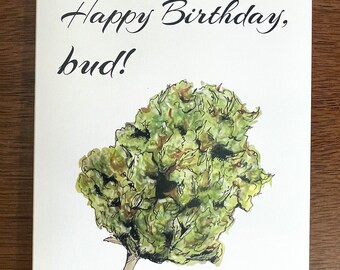 Birthday Bud Card