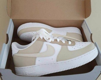 white and nude air force